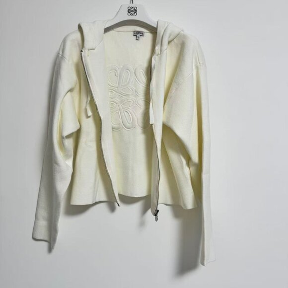 Loewe Anagram wool-blend zip-up hoodie - Picture 8 of 12